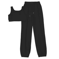Amazon Top Seller Women Sports SweatPants And Sports Bra Tracksuit Jogger Hoddie Yoga Sets