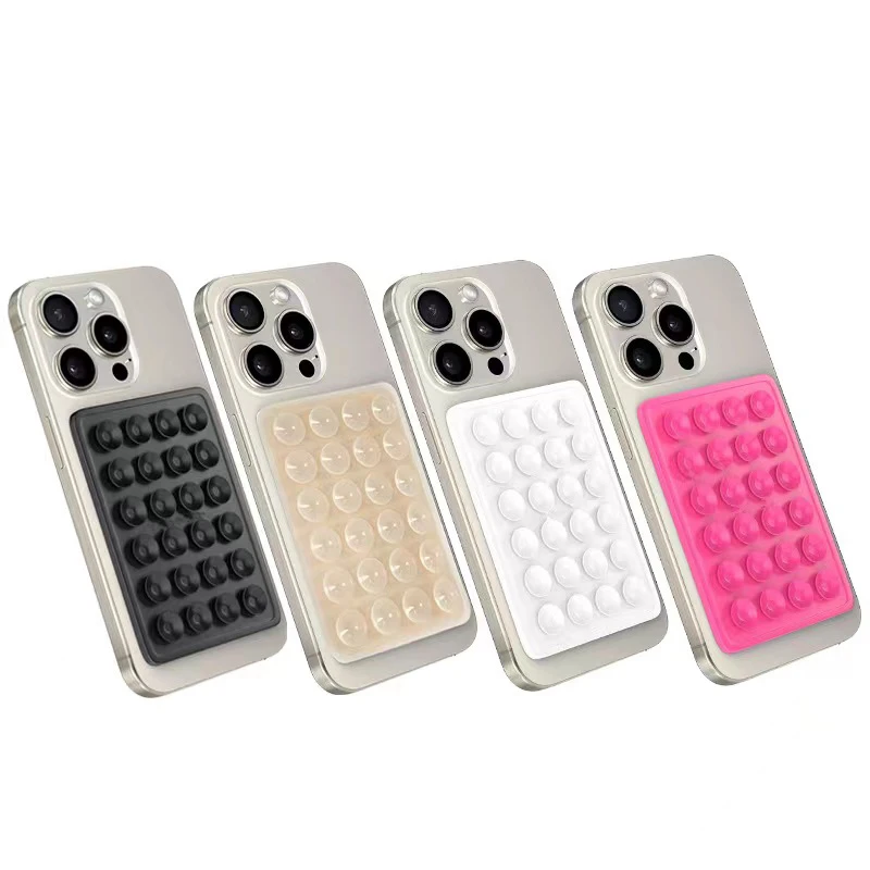 Unique Business Card Phone Pouch Best Selling Smart Phone Back Card Holder With Suction Cup