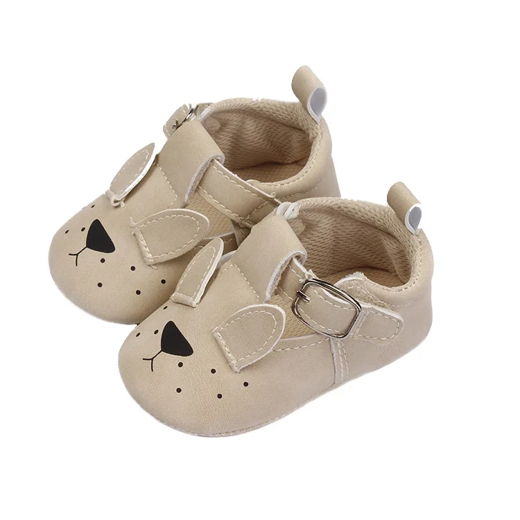 Spring and Autumn New Cartoon Animal Nubuck Leather Fancy Unisex Baby Shoes