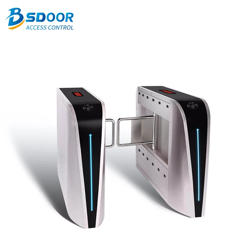 High speed luxury revolving door of fully automatic office building swing barrier turnstile gate