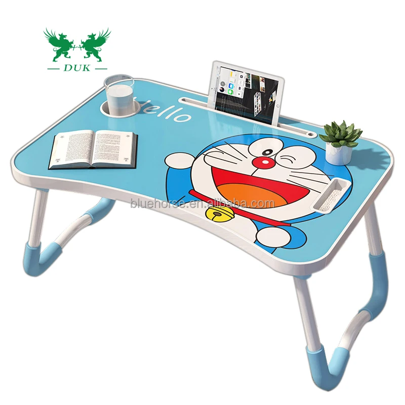 Computer Desk Bed Side Laptop Computer Table With USB Interface