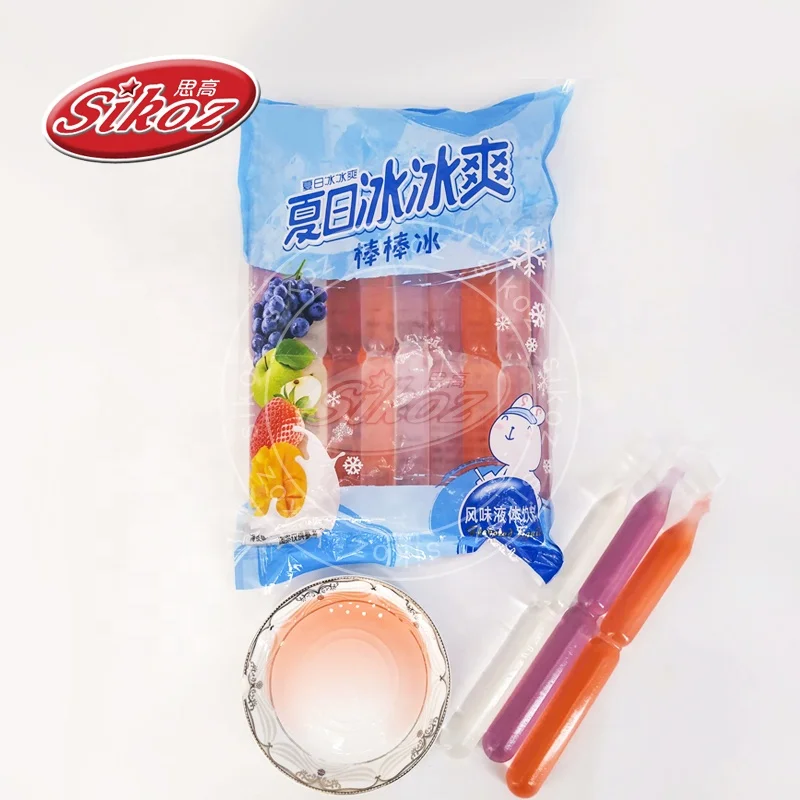 Halal Assorted Ice Pop Sweet Fruit Drink Jelly