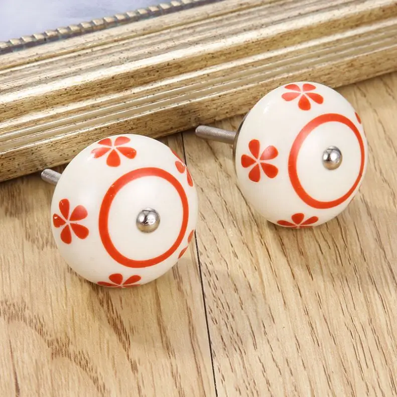 Modern Minimalist Colorful Ceramic Knobs Children Drawer Knobs Fish Shape Ceramic Handles With Great Price