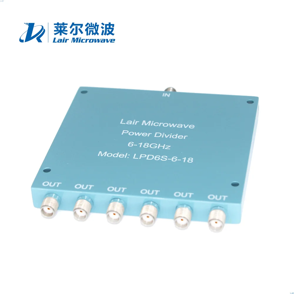 Best Price  RF 50 W 6 way power splitter power divider 0.8-2.5 GHz