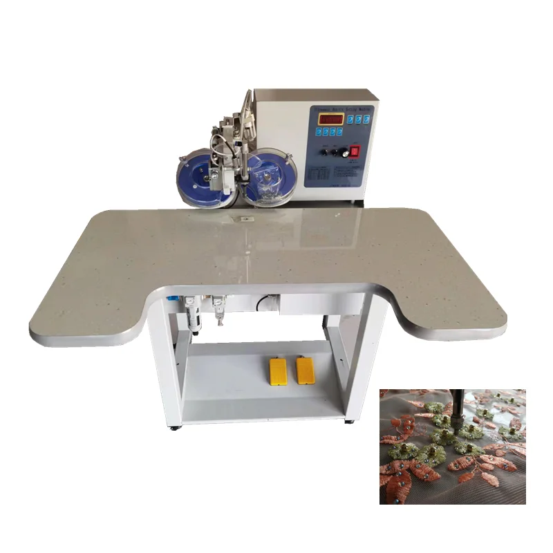 Industrial Rhinestone Fixing Machine Full Automatic Ultrasonic Hot Fix Rhinestone Setting Machine