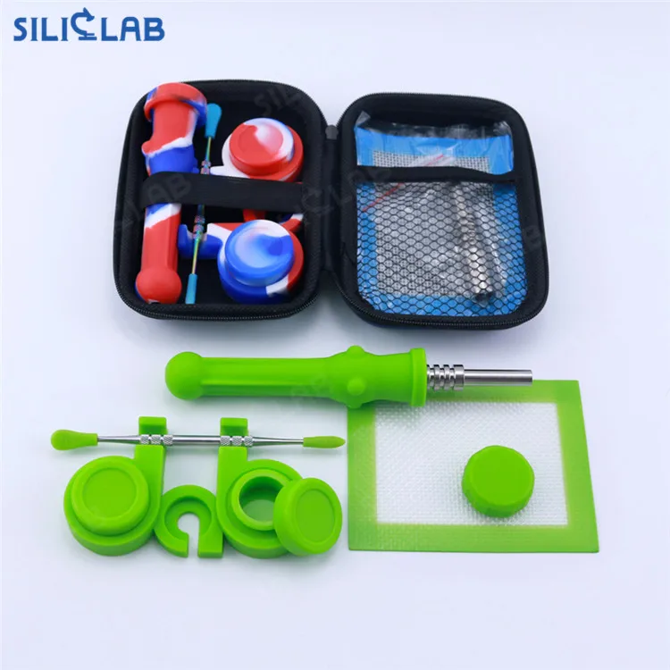 Аксессуары для курения с логотипом на заказ, набор для курения из курительной трубки в стиле smokeshop, набор для курительной трубки, восковые банки, концентрат, табачная трубка