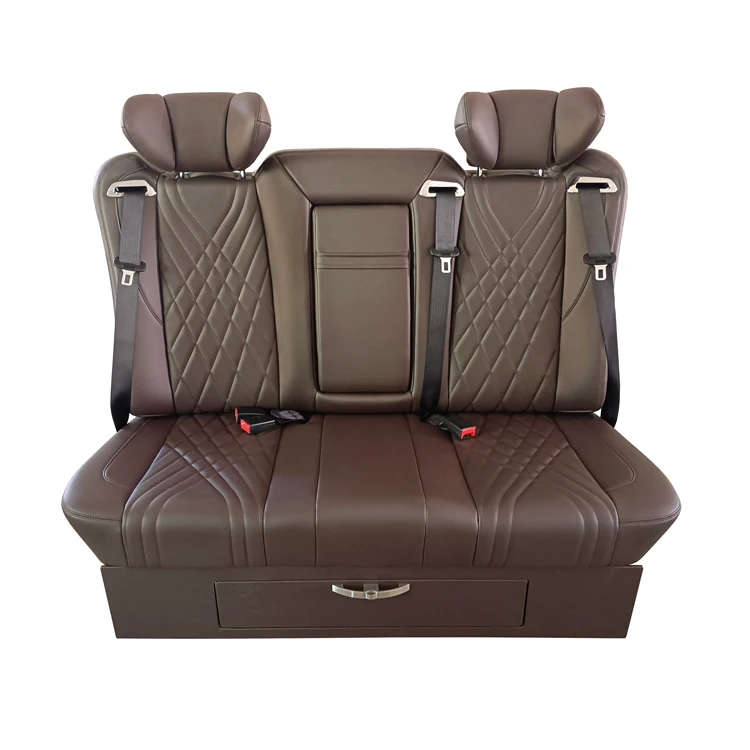 STSF-AEF-BC Interior Modified electric vip luxury car back rear seat sofa bed for Toyota Hiace Campervan