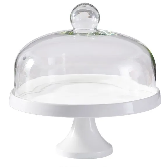 2024 New Style Home Afternoon Tea Decorative Fruit Tea Party Ceramic Footed Cake Plate Server