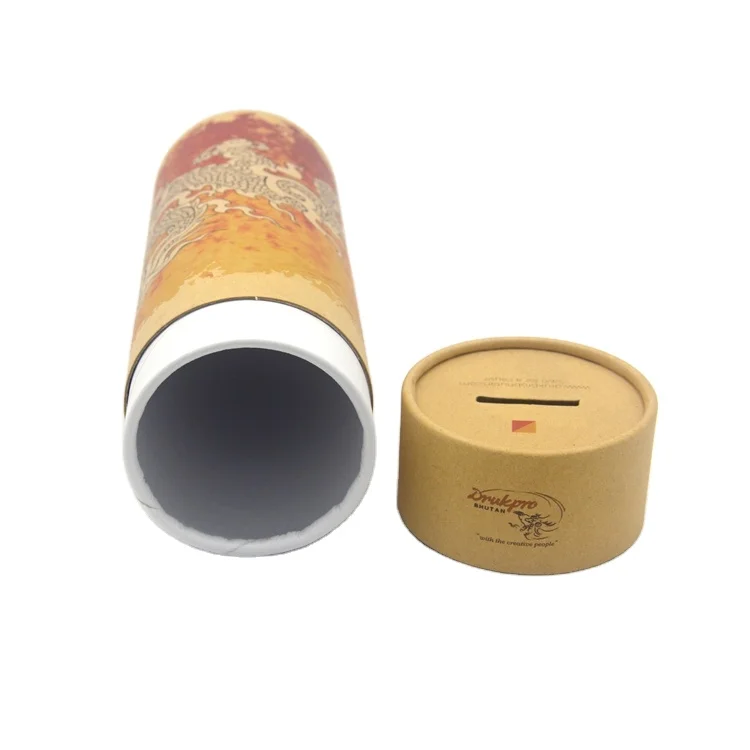 biodegradable recycled Garment pack T shirt fleece paper tube package short sleeve cylinder packaging apparel gift wrapping box