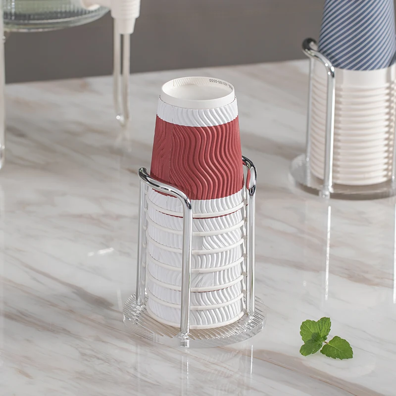 OSBORN disposable cup taker Wall Mount Cup Dispenser Pull-type Cup Holder With Paste For Home coffee shop