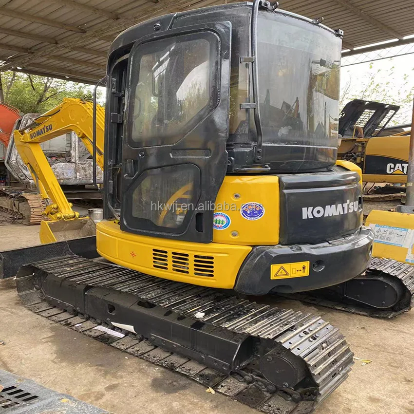Вторая рука гидравлический гусеничный экскаватор komatsu55 строительная машина мини используется японский бренд Komatsu55 для