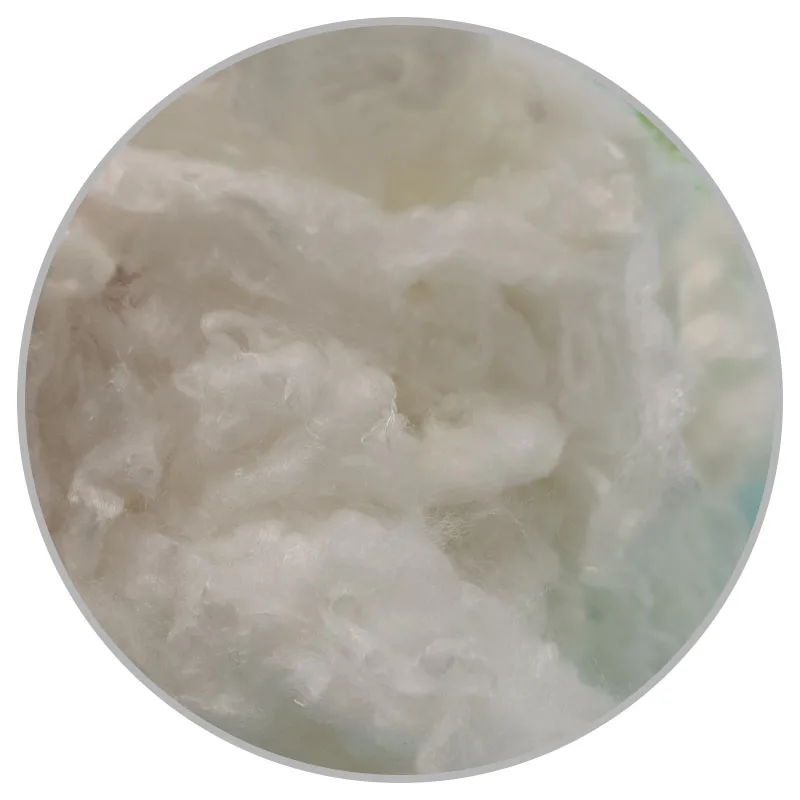 100% biodegradable organic bamboo fiber for spinning bamboo fiber