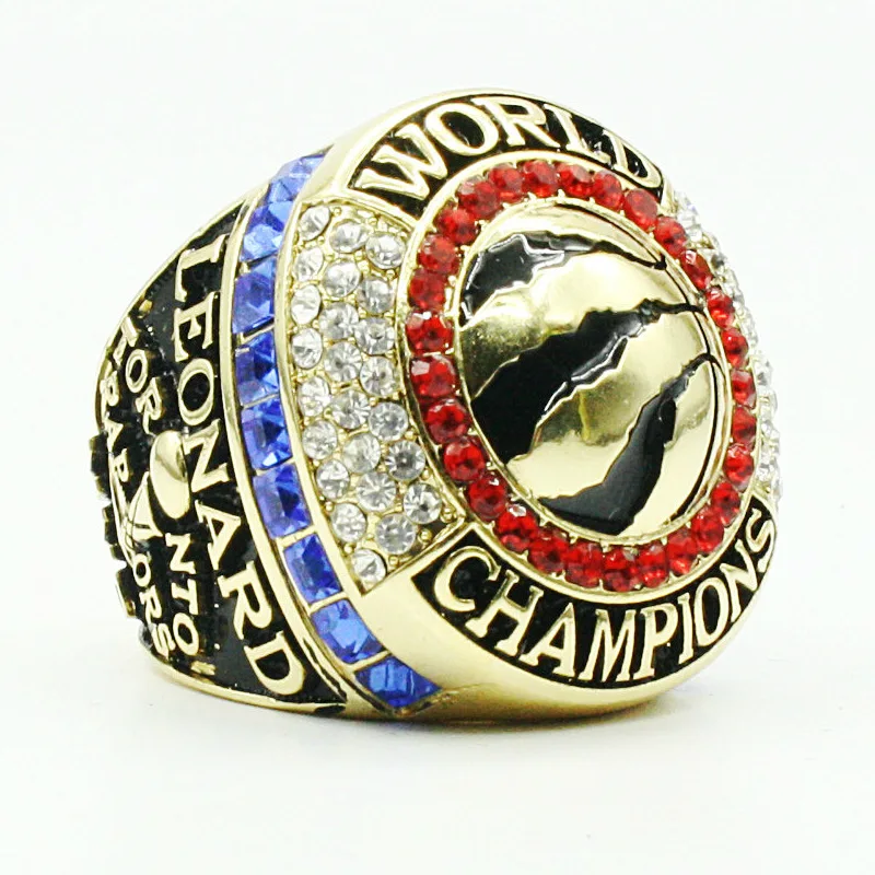 
2020 Toronto raptors Gold Basketball Championship Ring Zircon Alloy Sport Ring Jewelry for men and women fans gift 