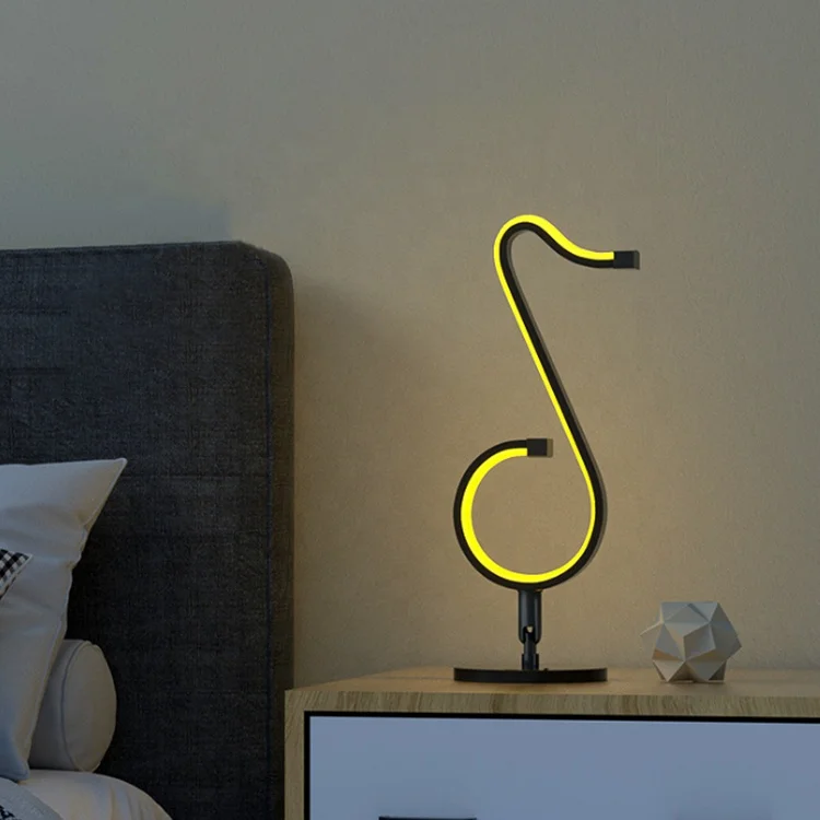 Bedroom note shape led light colorful lighting removable balls colorful home decoration bed wall lamp atmosphere RGB night light