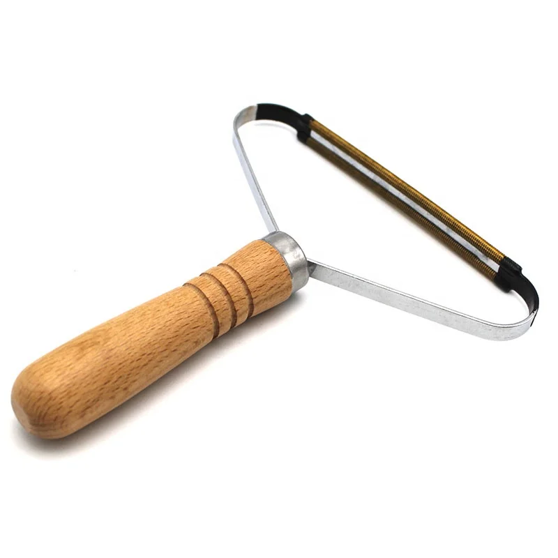 High quality pet wooden handle copper lint remover