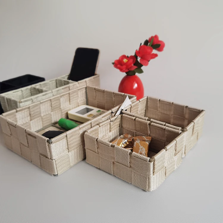 Woven Storage Baskets For Organizing Great Bin For Organization, Linen Closet Shelves & Bathroom, Gift basket