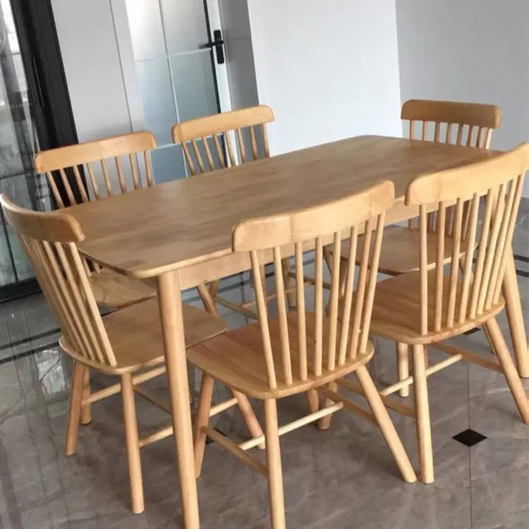 high quality Dining Table Nordic Luxury Small Furniture Restaurant Room Wood Square Modern Dinning Tables