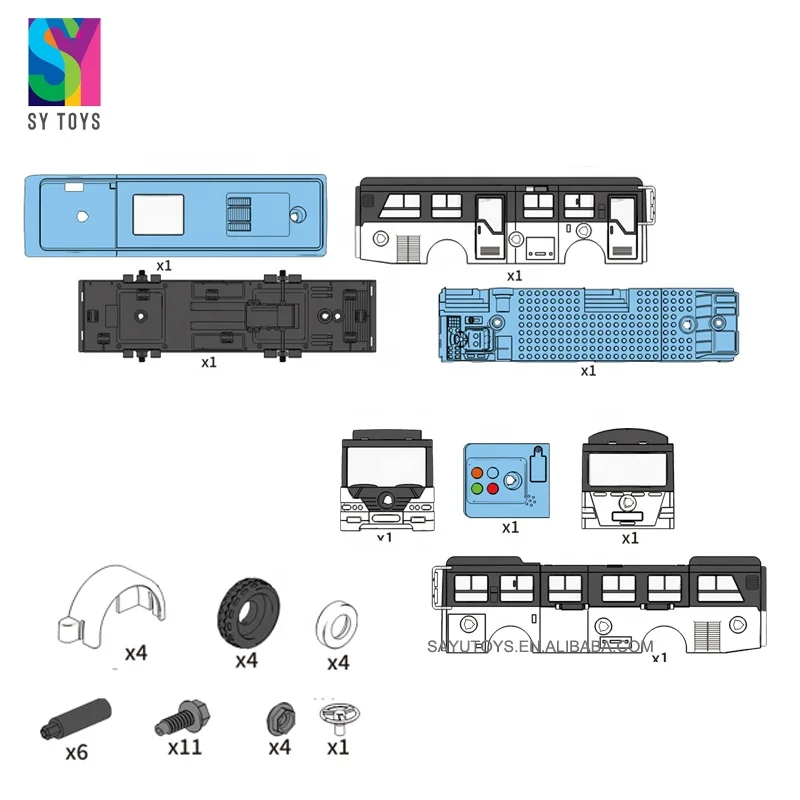 Подставка для автомобиля SY DIY, игрушка для автобуса b/o