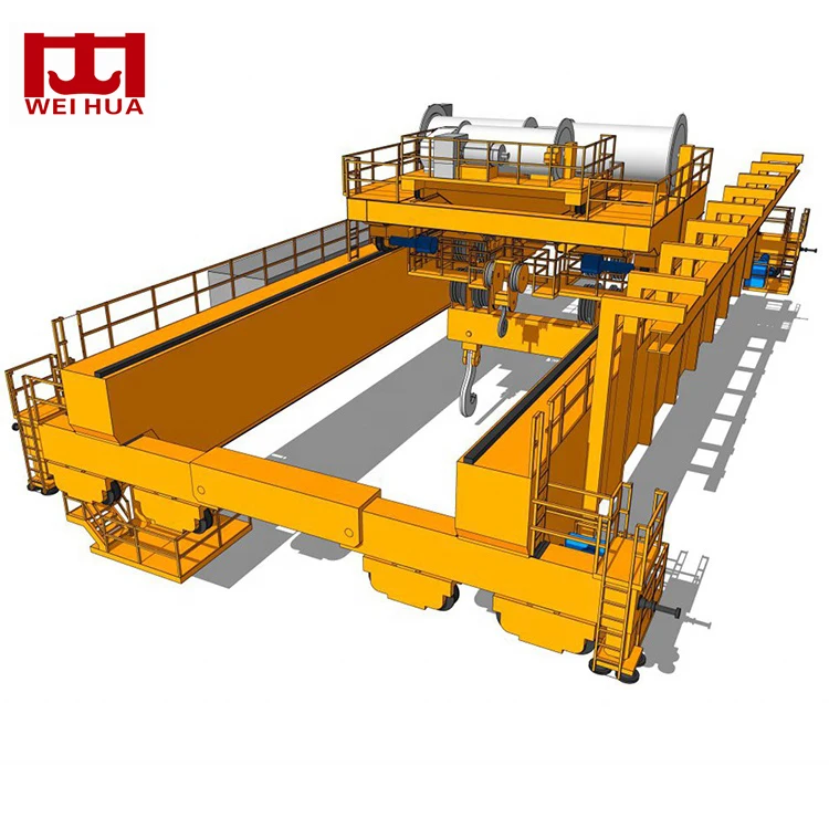 QD model 20 / 15ton 32/50ton double girder beam bridge Overhead Crane