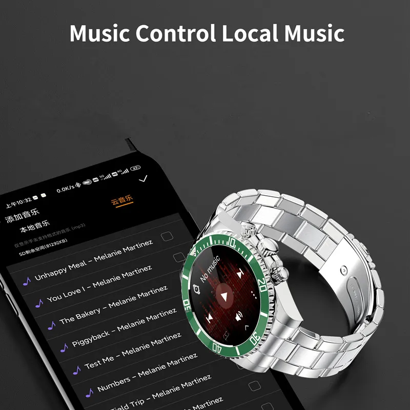 AW12 Smart Watch BT Call Men Business Classic Smartwatch with Heart Rate Blood Oxygen Monitor Fitness Tracker Smart Watches