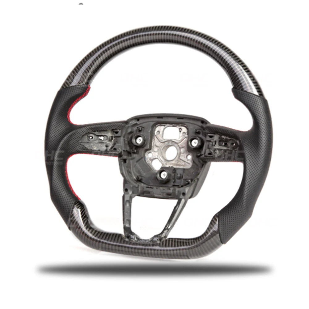 Custom Car Steering Wheel Fit for Audi B8 S4 S5 A4 A5 B8 Real Carbon Fiber Steering Wheel
