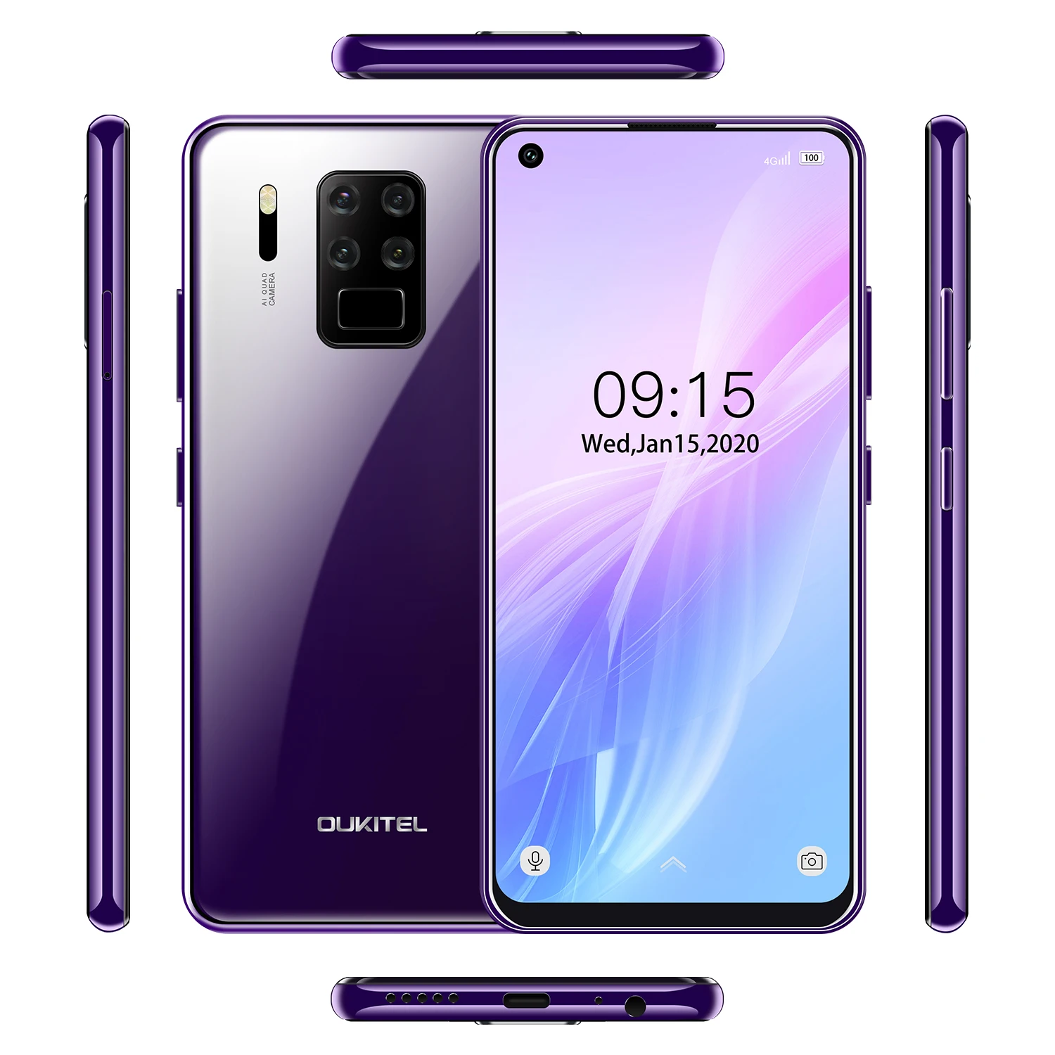 Смартфон OUKITEL C18 Pro на Android восемь ядер экран 6 55 дюйма 4 Гб + 64