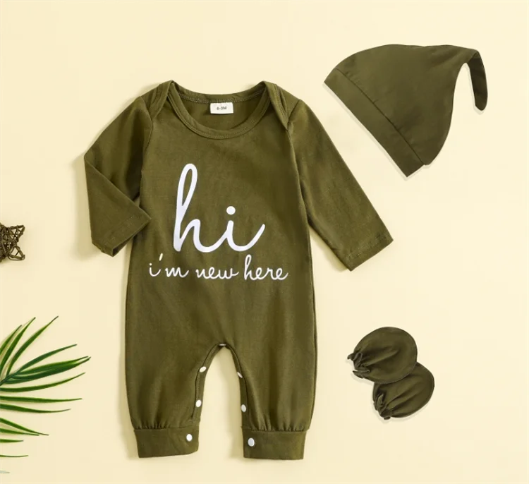 Baby Knitted Rompers Pure Cotton Babies Clothing Newborn Pajamas Long Sleeves Jumpsuit Knitwear