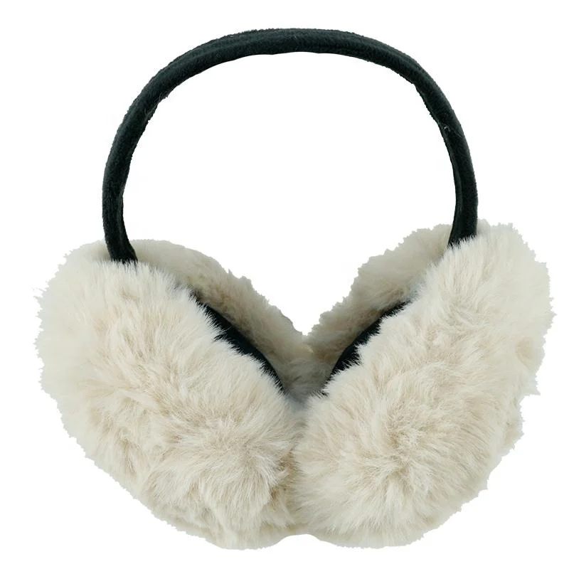 Зимние теплые наружные наушники из искусственного меха, мягкие, с подкладкой для рук, Лидер продаж, популярные среди молодых девушек