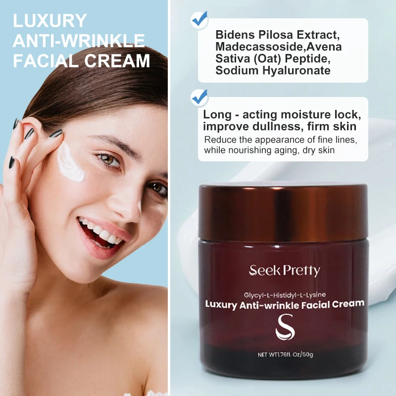 Private Label Organic Skincare Products Face Cream Serum Moisturizing Anti-Aging Skin Care Set New For Black Women