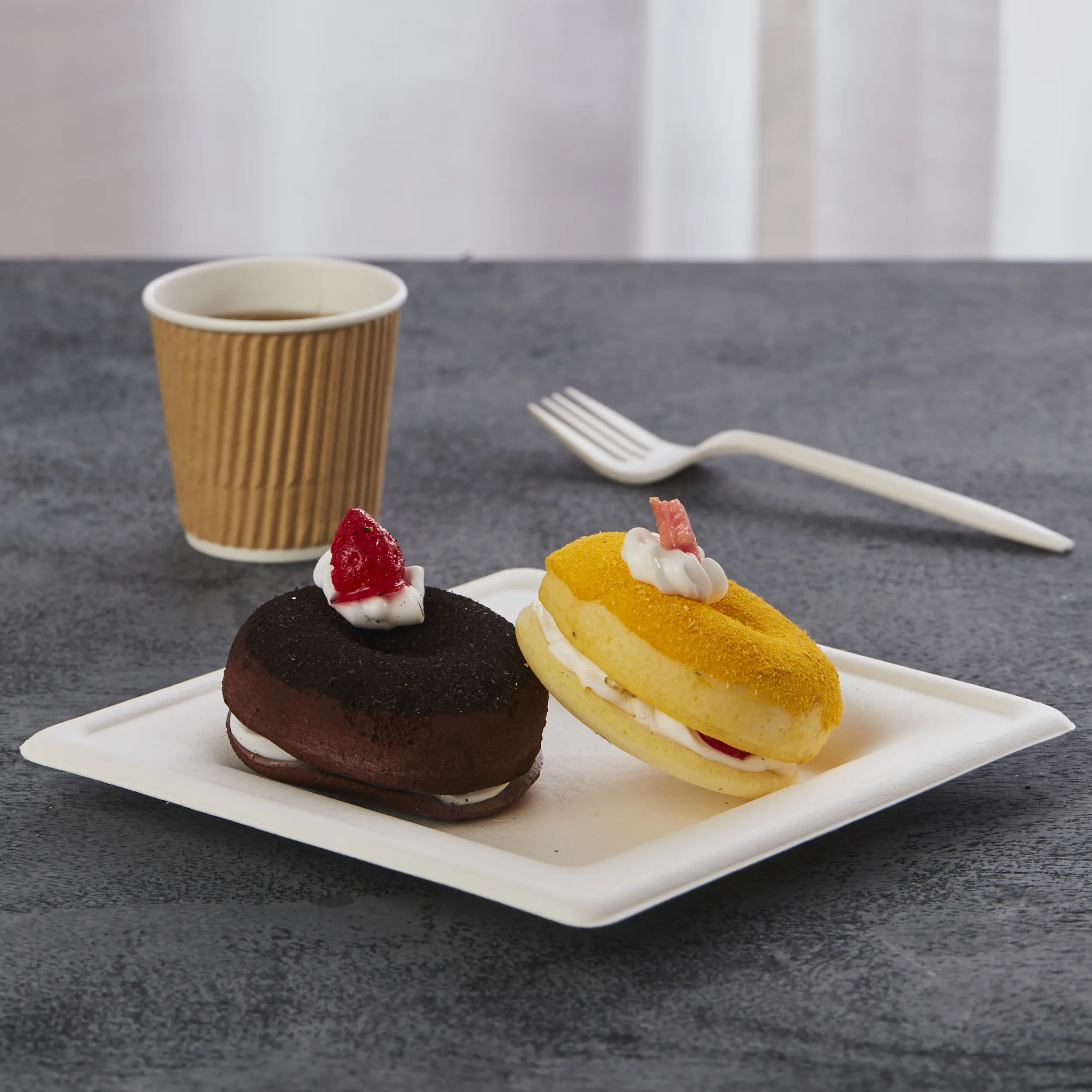 Hot sale Small Microwave Cake Stand Plastic Bowl And Plate Pasta