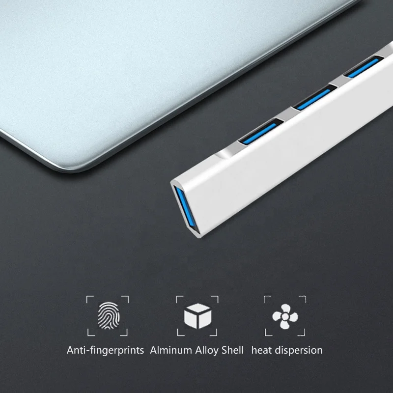 Low Price High Speed 4 Port USB Hub 2.0 Multi Type-C Splitter Por Hub For Laptop