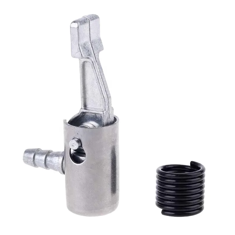 Tire Inflator Lock on Air Chuck Air Compressor Chuck Hose End W/ Barb Connector