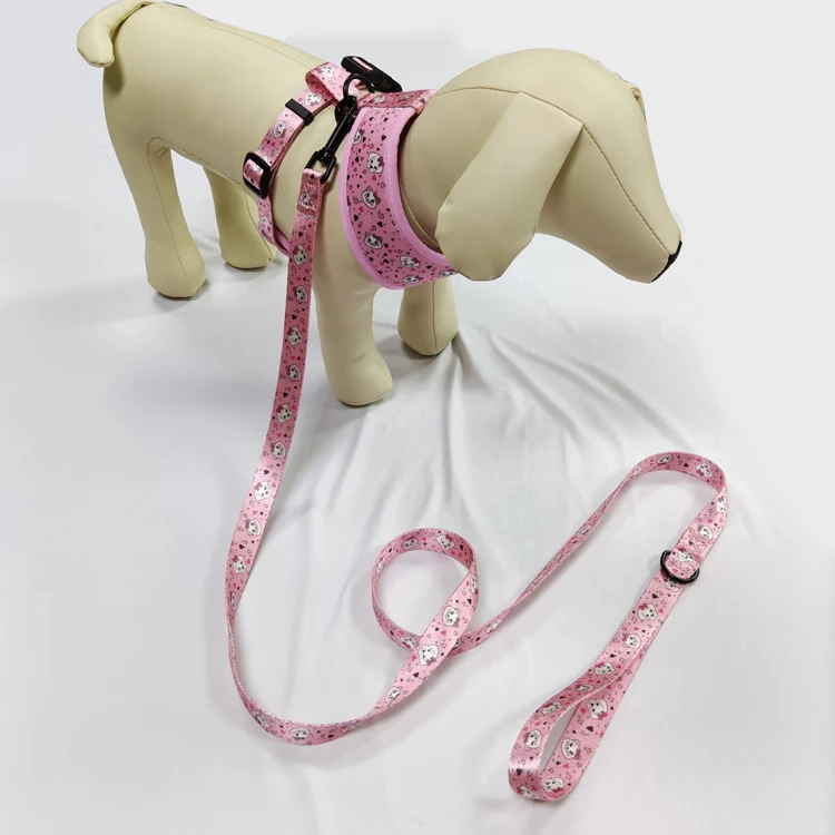 Custom reversible adjustable designers luxury neoprene pet dog cooling training weight safety harness vest belt sets no pull