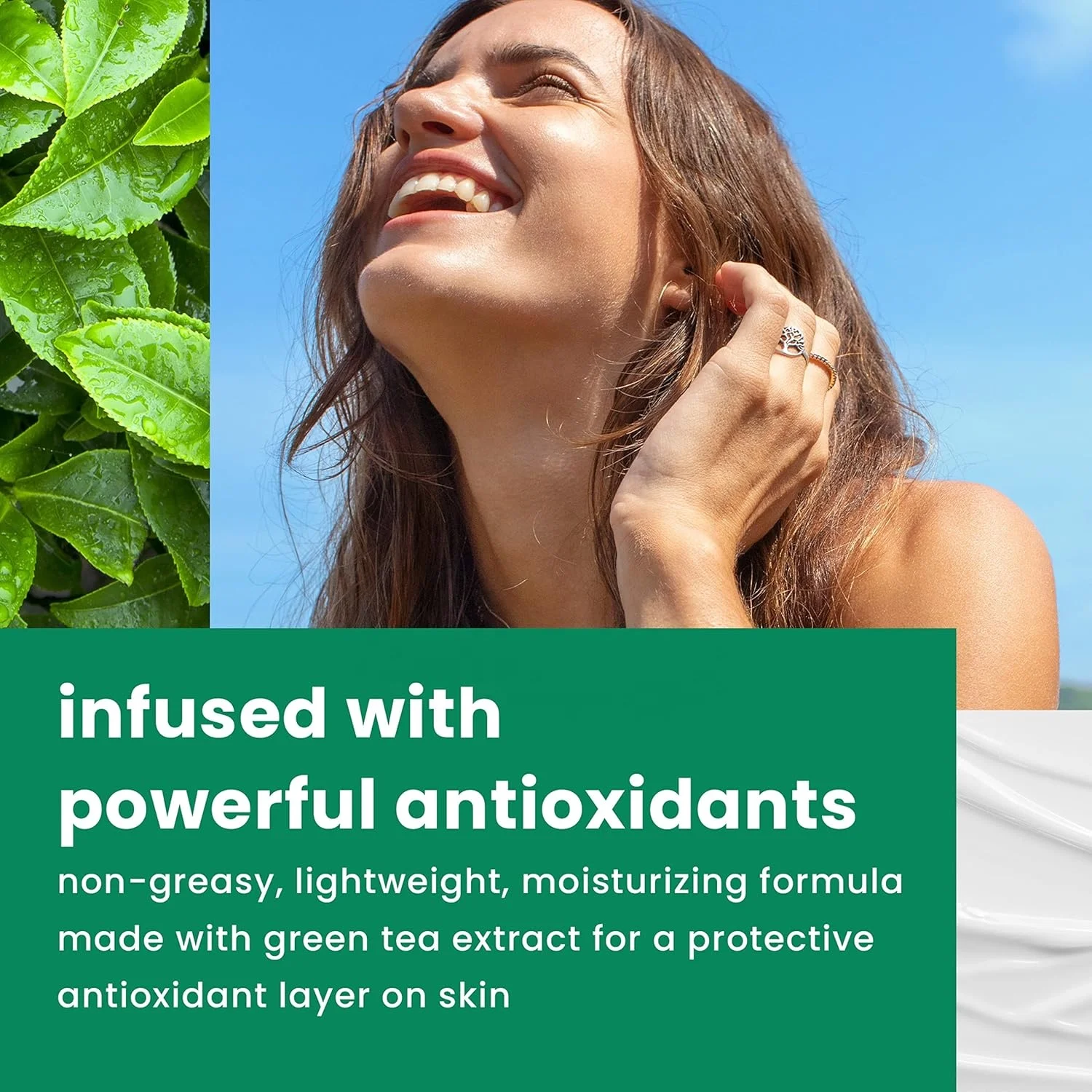 Advanced SPF 30 Sunblock with Green Tea Extract Oxybenzone Free Girl-Friendly UVA UVB Protection