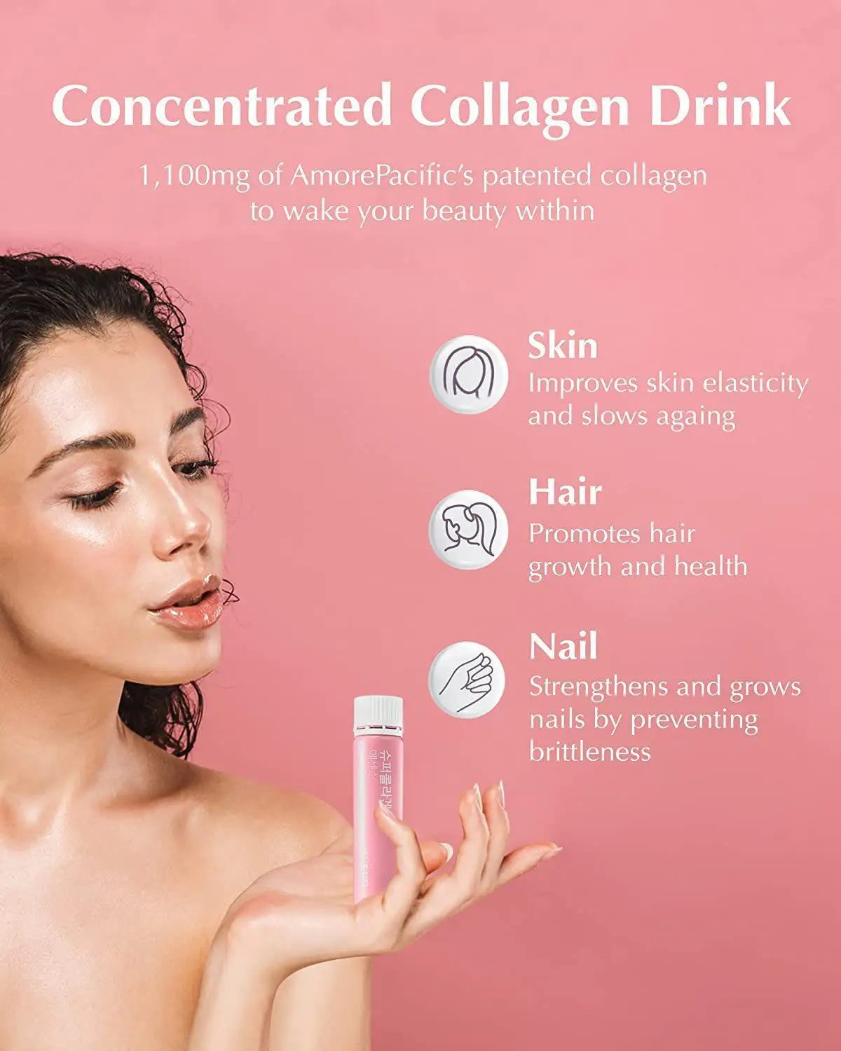 OEM beauty skin collagen drink Inner Care Fruit Vegetable Beverage Liquid Collagen Beauty Health Drinks