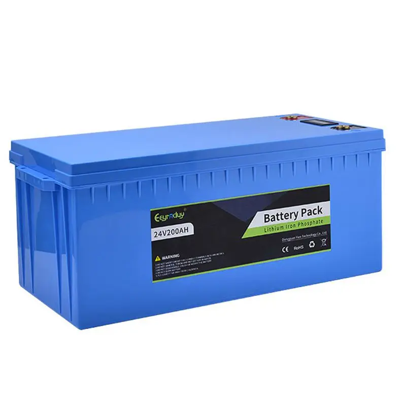 24V 200ah lithium ion iron phosphate lifepo4 battery 25.6v 200ah solar energy storage agm deep cycle batteries