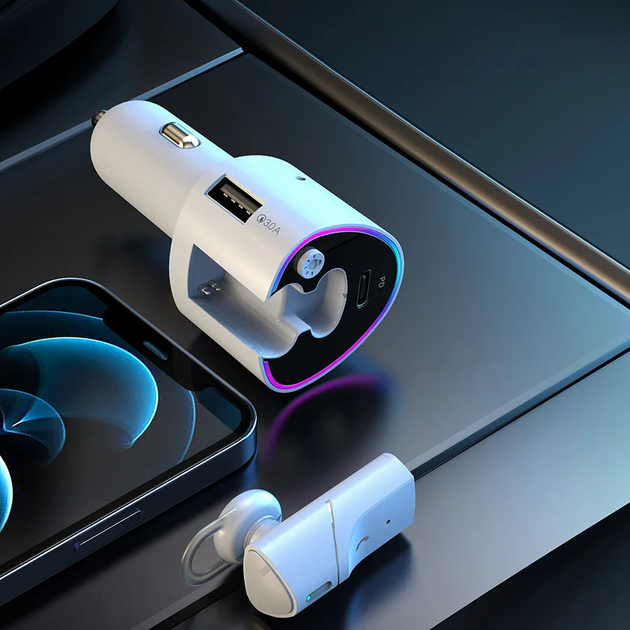 Car Charger Fast Charge Wireless Earbuds Bluetooth Earphone Headphones Universal