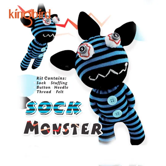 Make it yourself monster Handmade sock doll
