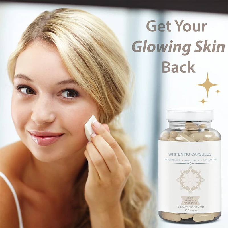 Bulk Health Factory Price Skin Pearl Vitamin E Collagen Pills Skin whitening capsule