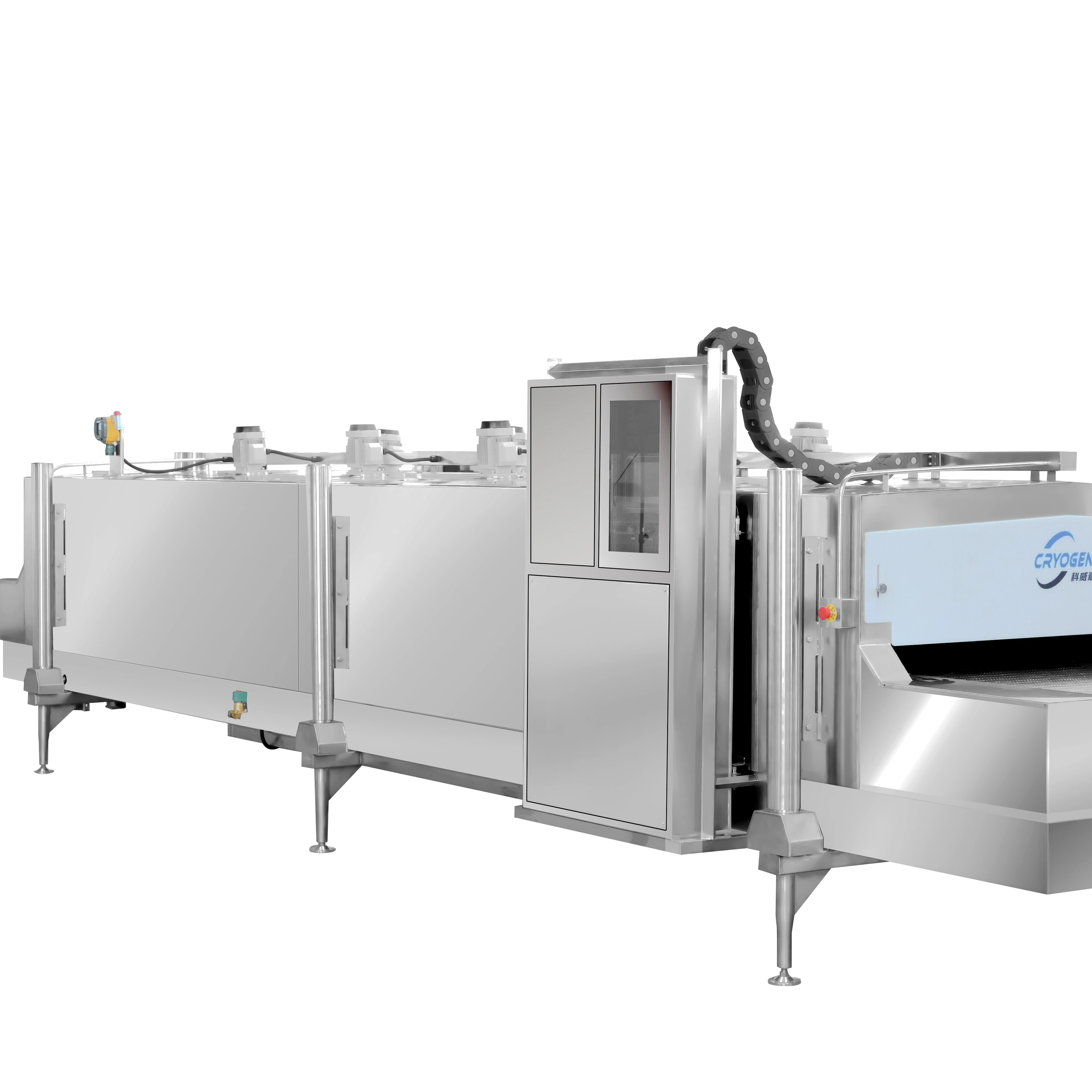 New brand accessories Good sound insulation All stainless steel thickened version tunnel quick freezer