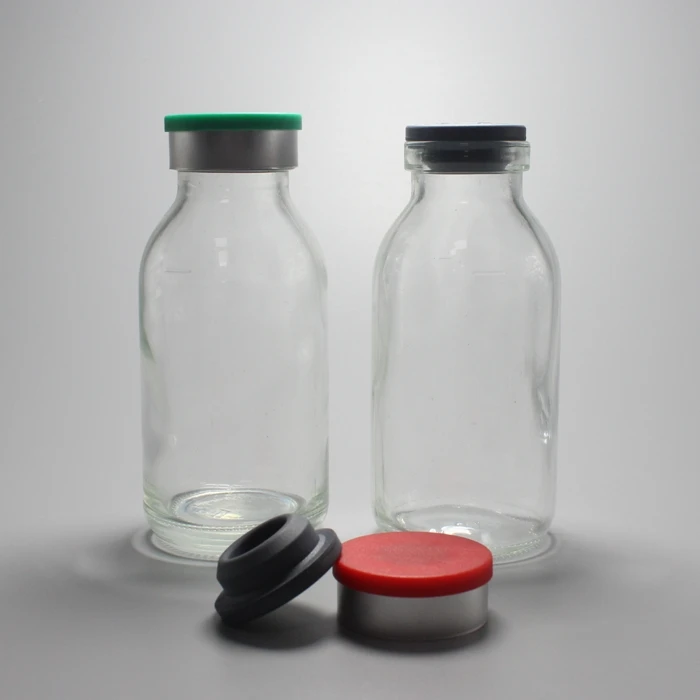 100ml 32mm Wide Mouth Clear Pharmaceutical Infusion Glass Bottle