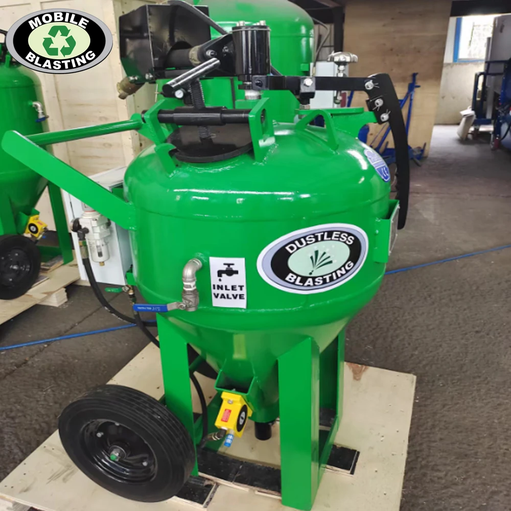 paint powder coating stripped Dustless Blaster pot / dustless blasting machine