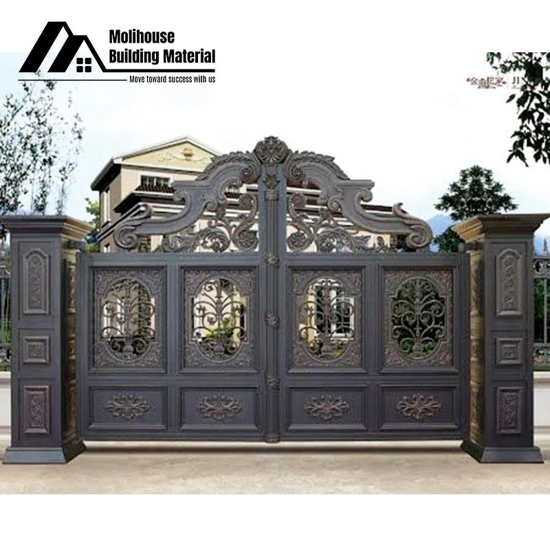 High Quality Gate Wrought Iron Gate Aluminum Gates Driveway