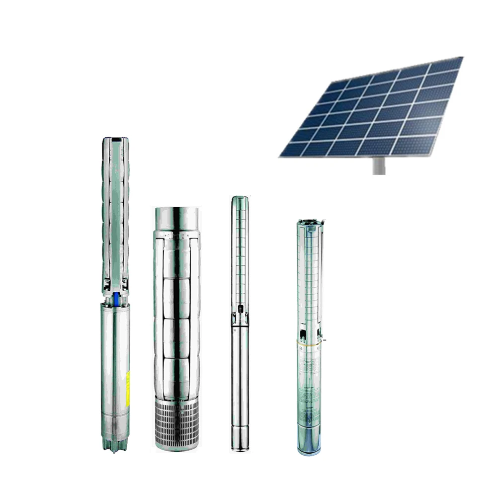 5SP15 Series solar submersible water pump with 15 m3/h water flow and 110m head for agricultural irrigation