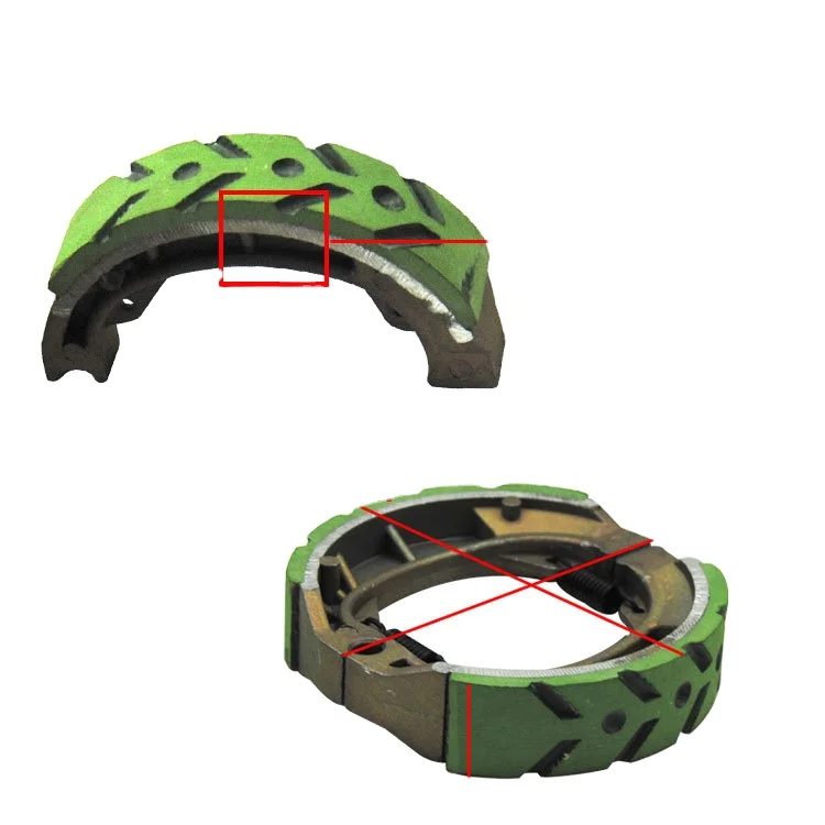 
Motorcycle brake pads CG125 brake pads thickened brake shoes 110 drum durable 