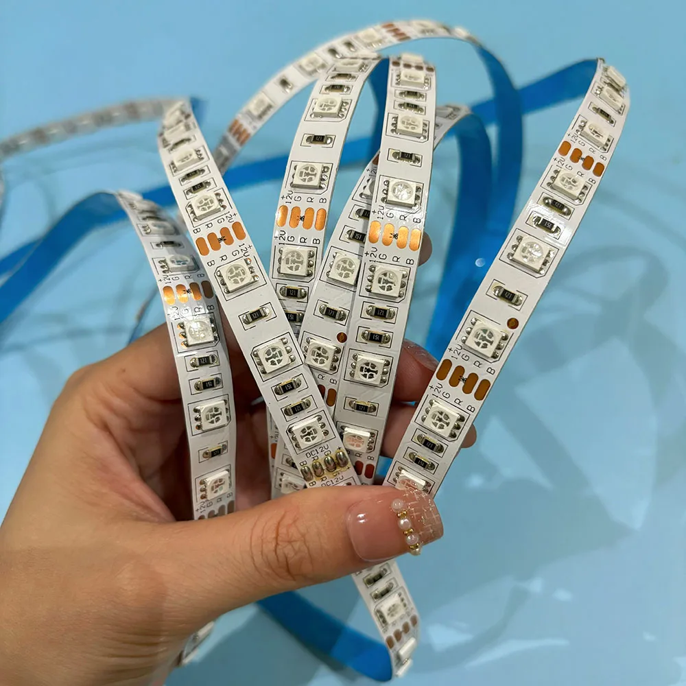 Custom Outdoor Flexible Outdoor Waterproof Smd5050 Dc 24v 12v Flexible Ip68 Ip67 White Led Strip Lighting