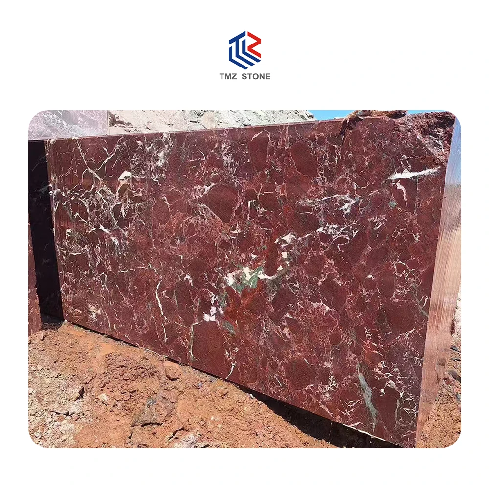 TMZ OEM/ODM Turkey Cheap Popular Red Marble Rosso Lepanto Marble Slabs for Home Decoration