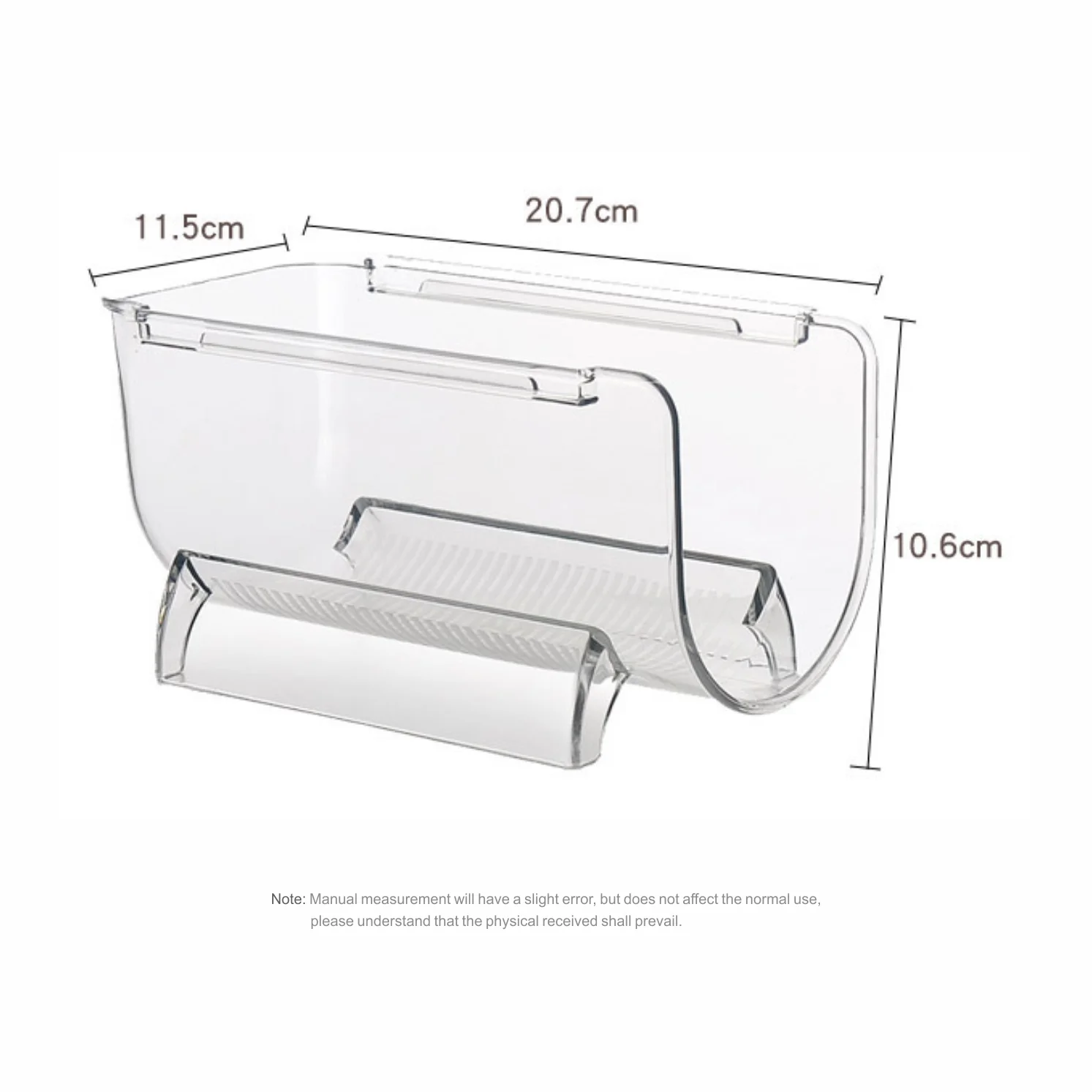 Countertop wine bottle display rack Transparent kitchen acrylic wine bottle rack Refrigerator wine storage rack
