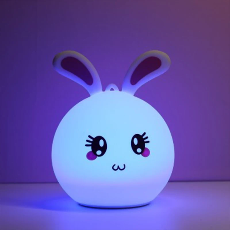 
Cheapest factory supplier cute rabbit night lamp ABS animal lamp 