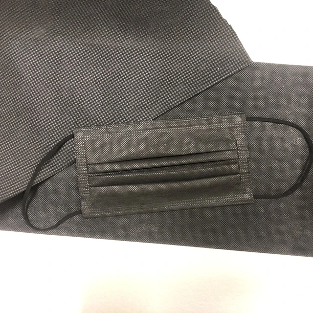 Black Nonwoven Fabric Pp Spunbond Non Woven  Roll  Hygienism Product Use